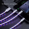 3-in-1 LED Flowing Light Charging Cable