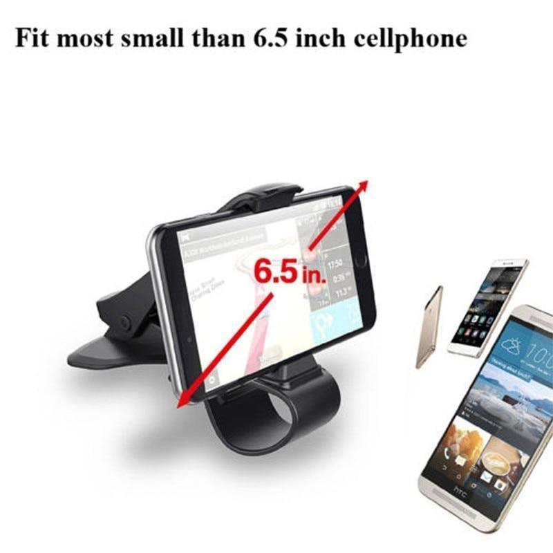 Adjustable Car Phone Holder (Fits Phones up to 6.5")