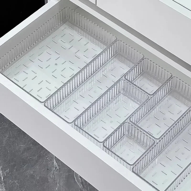 Clear Stackable Drawer Organizer Bins