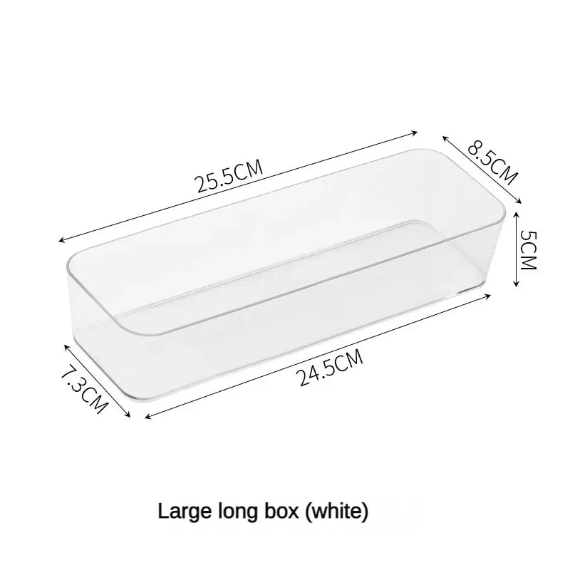 Clear Stackable Drawer Organizer Bins