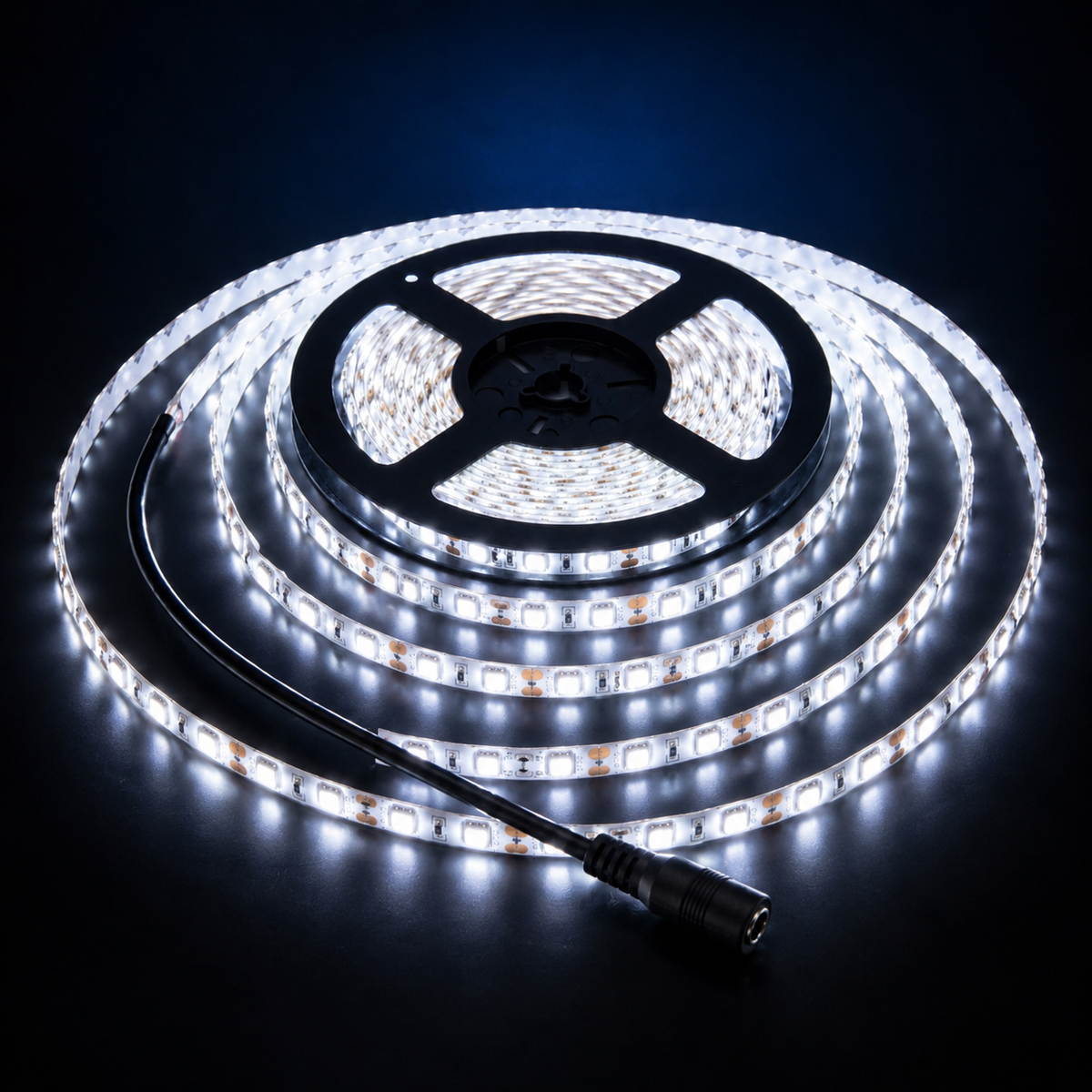 Waterproof LED Strip Light, 16 ft (White)