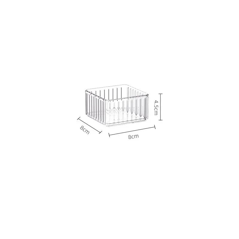 Clear Stackable Drawer Organizer Bins