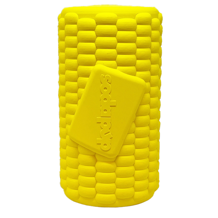 SodaPup Corn on the Cob Treat Dispenser Toy (USA Made)