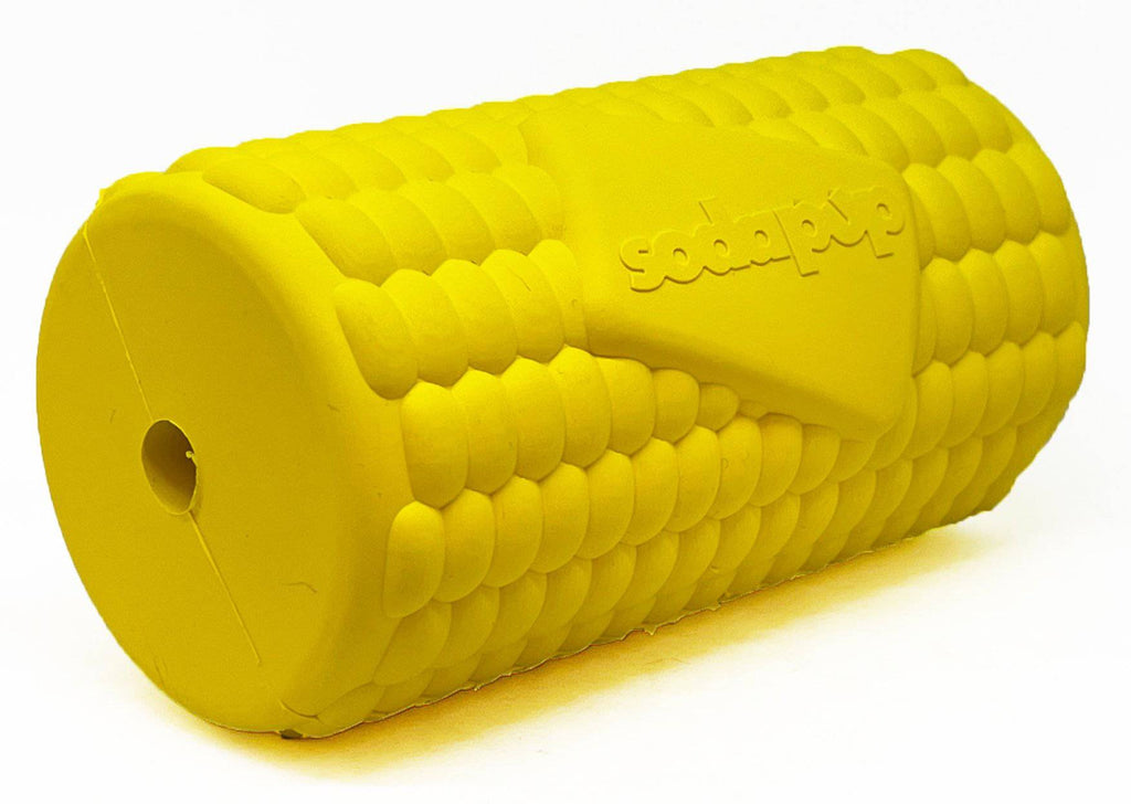 SodaPup Corn on the Cob Treat Dispenser Toy (USA Made)